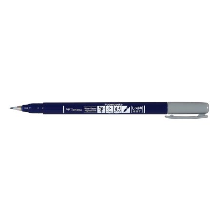 Tombow Fudenosuke stylo de calligraphie Gris 1 pièce(s)