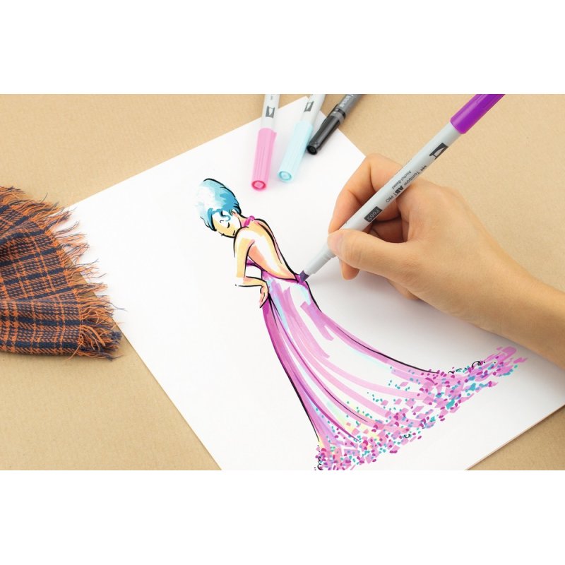 Tombow Marqueur ABT PRO, set de 12 Portrait Colors