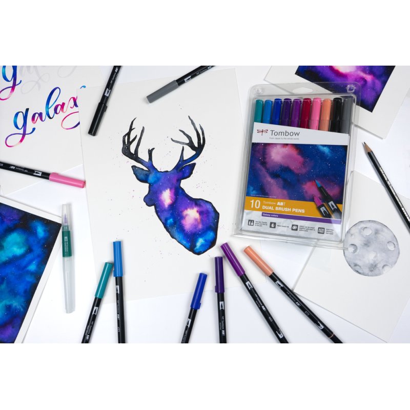 Tombow ABT Dual Brush Pen Set felt pen Multicolour 10 pc(s)
