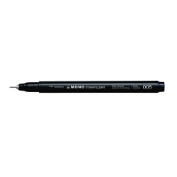 Tombow Feutre fin MONO drawing pen, largeur de tracé 005