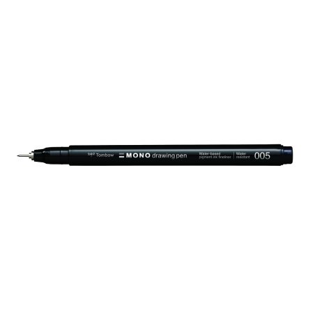 Tombow Feutre fin MONO drawing pen, largeur de tracé 005