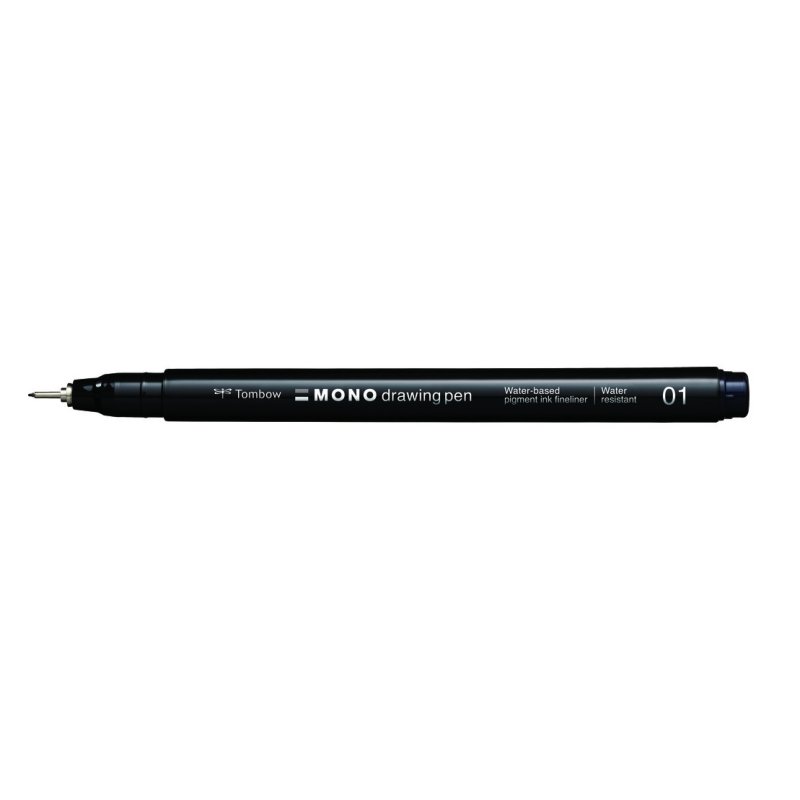 Tombow WS-EFL-H-01 stylo fin Noir 1 pièce(s)