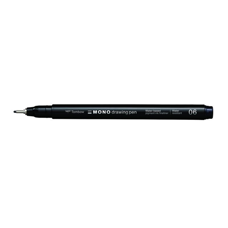 Tombow Feutre fin MONO drawing pen, largeur de tracé 06
