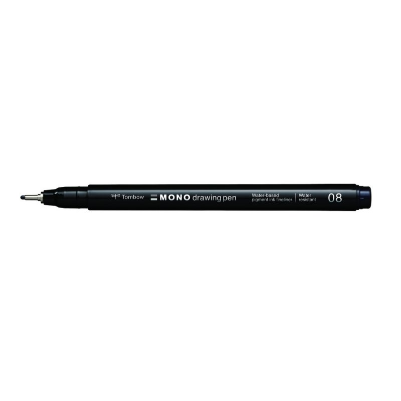 Tombow WS-EFL-H-08 fineliner Fine Black 1 pc(s)