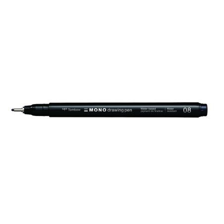 Tombow WS-EFL-H-08 stylo fin Noir 1 pièce(s)