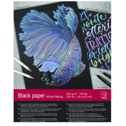 Tombow PB-BLACK-5 Art paper 15 sheets