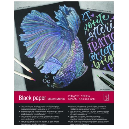 Tombow PB-BLACK-5 Art paper 15 sheets
