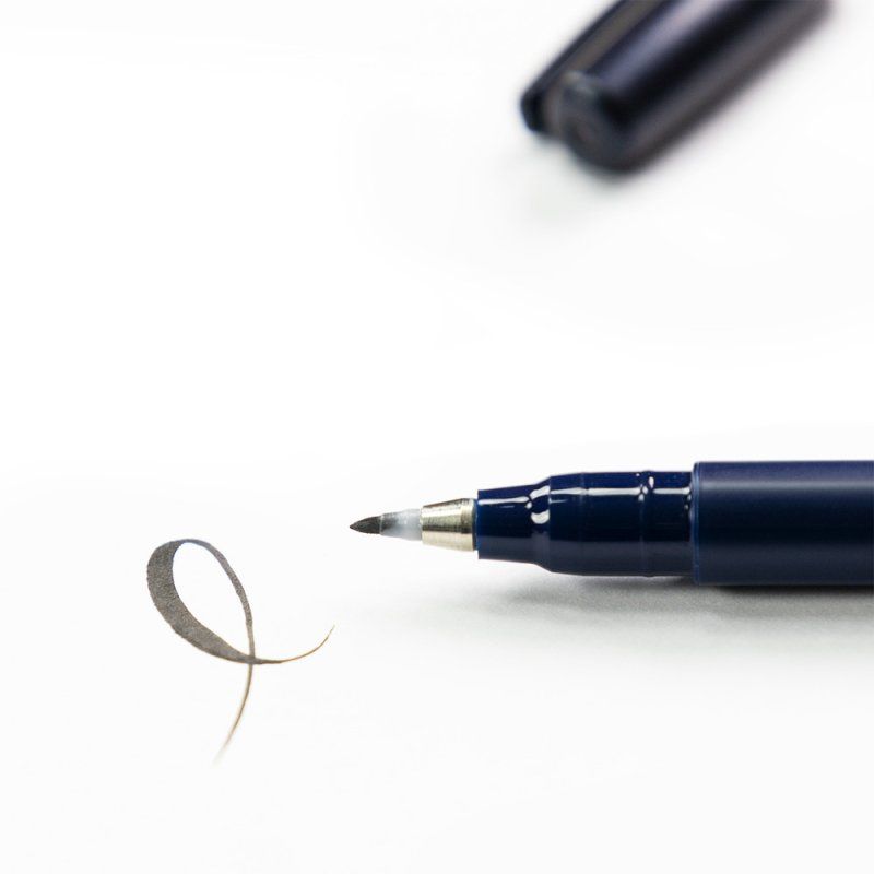 Tombow WS-BHS-3P stylo de calligraphie Noir, Gris 3 pièce(s)