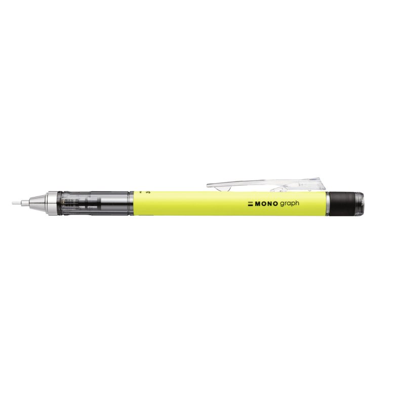 TOMBOW Porte-mines "MONO graph", 0,7 mm, jaune fluo