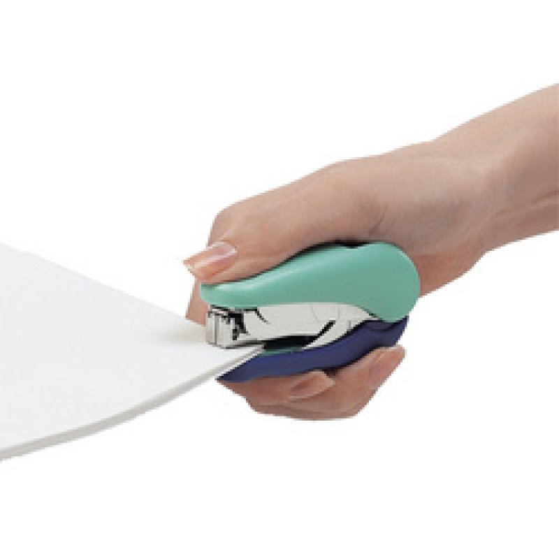 PLUS JAPAN Agrafeuse plate ST-010 V, bleu