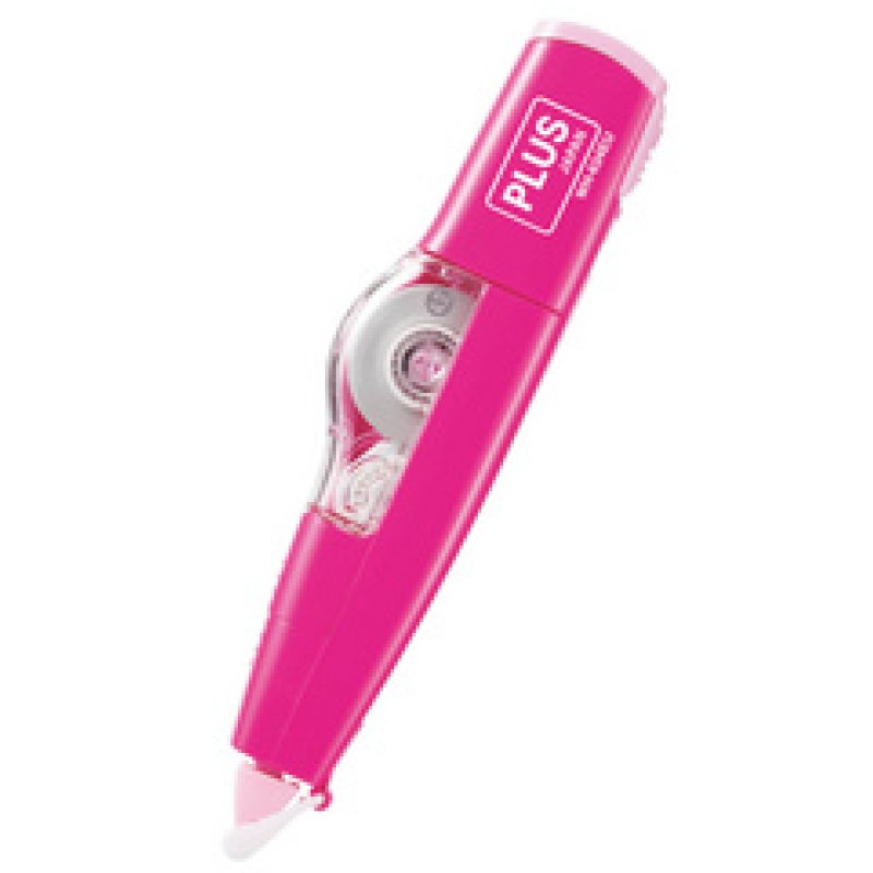 PLUS JAPAN Rouleau correcteur rechargeable "MR", rose