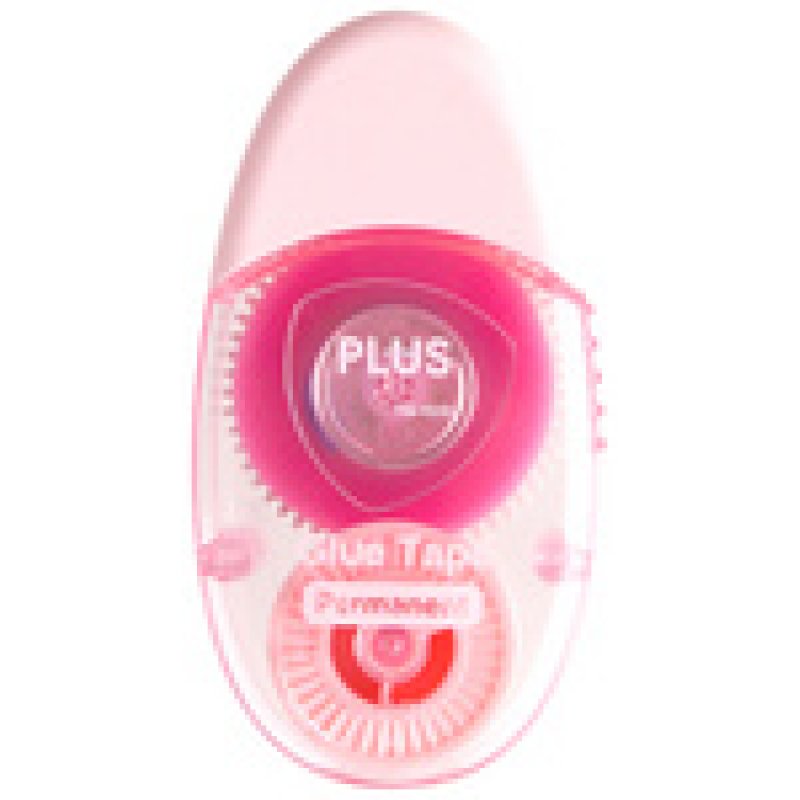 PLUS JAPAN Mini-roller de colle "LE", 6mm x 12m, dans bocal