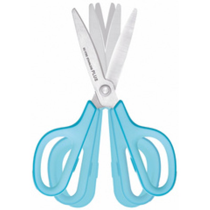 PLUS JAPAN Ciseaux universels FITCUT CURVE, 175 mm, bleu