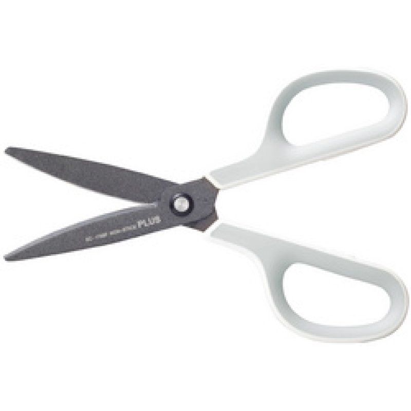 PLUS JAPAN Ciseaux universels FITCUT CURVE Fluor, gris/blanc