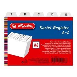 Herlitz 1500669 index card White