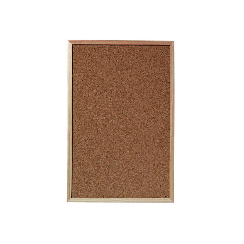 Herlitz 1600030 bulletin board Fixed bulletin board Wood Corkwood