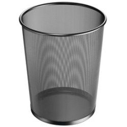 herlitz Corbeille à papier Manhattan, 18 litres, noir