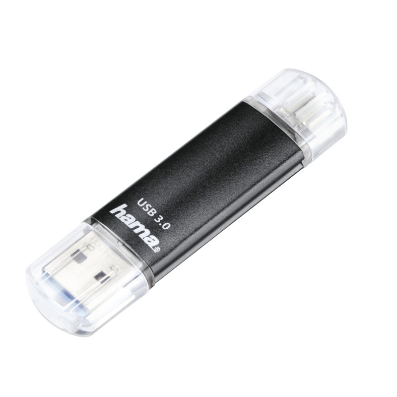 Hama Laeta Twin USB flash drive 256 GB USB Type-A / Micro-USB 3.2 Gen 1 (3.1 Gen 1) Black