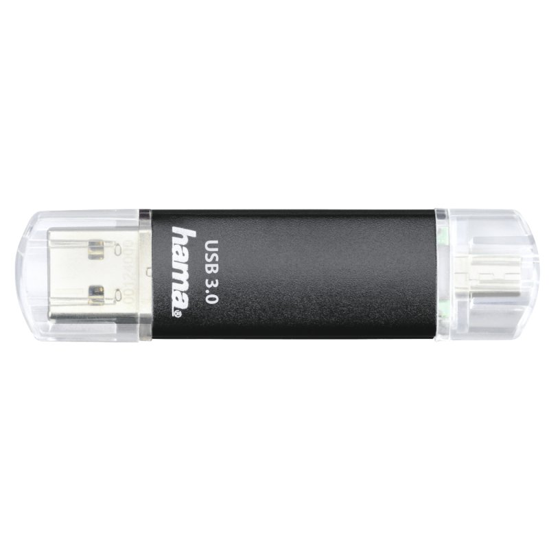 Hama Laeta Twin USB flash drive 256 GB USB Type-A / Micro-USB 3.2 Gen 1 (3.1 Gen 1) Black