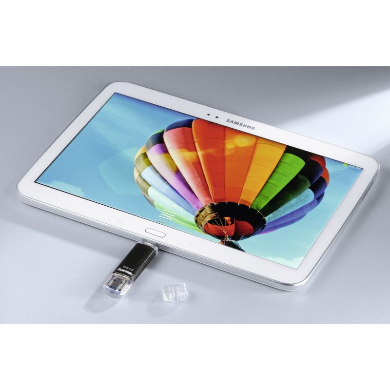 hama Clé USB 3.0 "Laeta Twin", 256 GB, noir