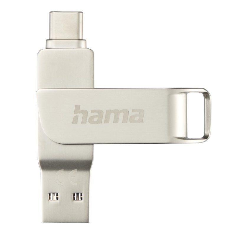 hama Clé USB 3.0/3.1 "C-Rotate Pro", 32 GB, argent