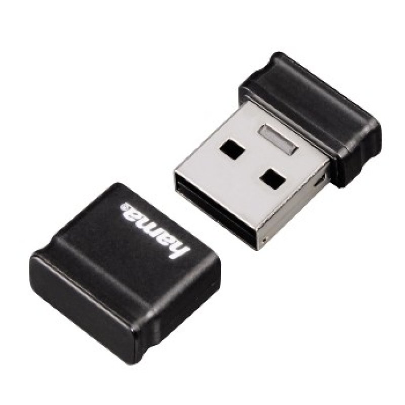 Hama Smartly 64GB USB 2.0 lecteur USB flash 64 Go USB Type-A Noir