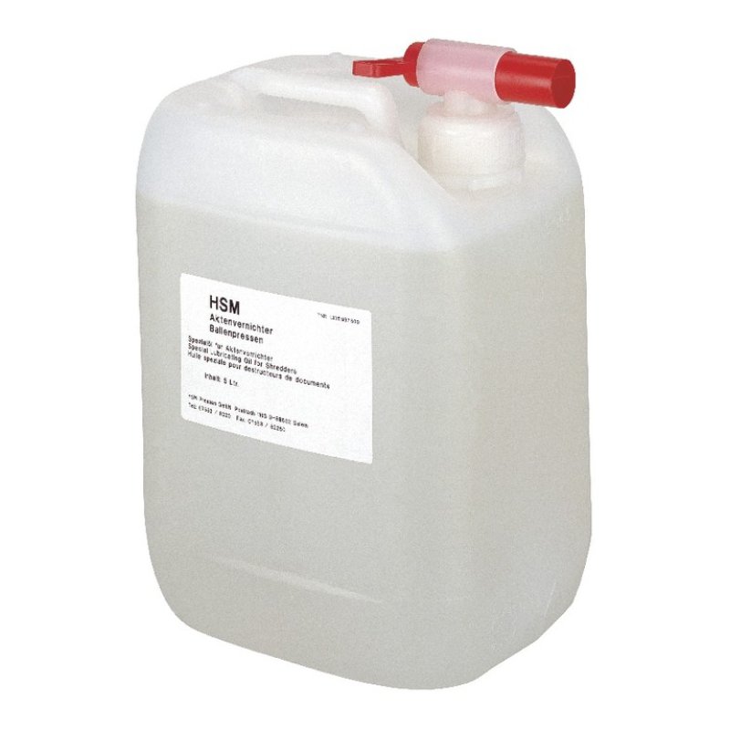HSM Huile spéciale pour bloc de coupe, bidon de 5 litres