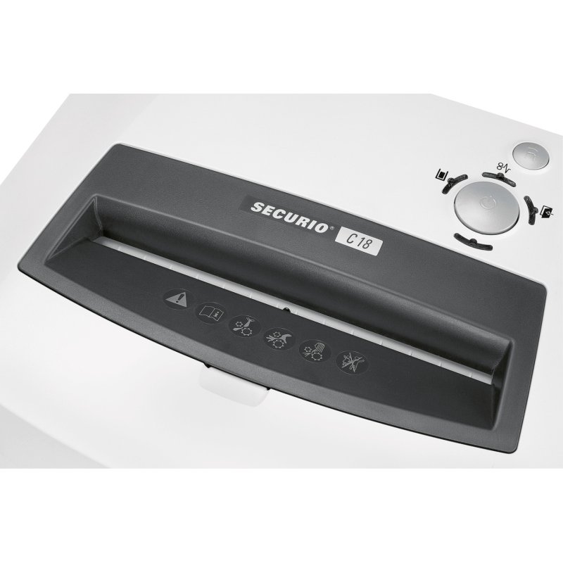 HSM SECURIO C18 destructeur de papier Découpage en particules 55 dB 23 cm Blanc
