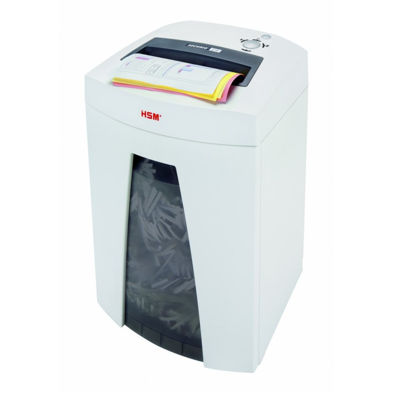HSM Securio C18 paper shredder Particle-cut shredding 58 dB 23 cm Black, White