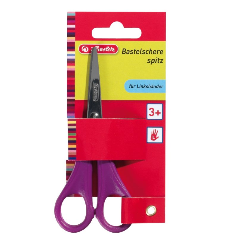 herlitz Ciseaux de bricolage, pointu, longueur: 133 mm