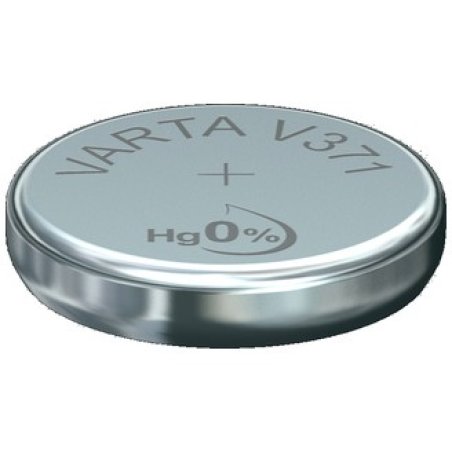 VARTA Pile oxyde argent pour montres, V371 (SR69), 1,55 V