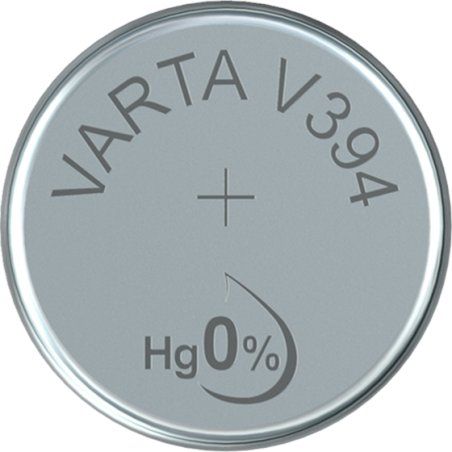 VARTA Pile oxyde argent pour montres, V394 (SR45), 1,55 V