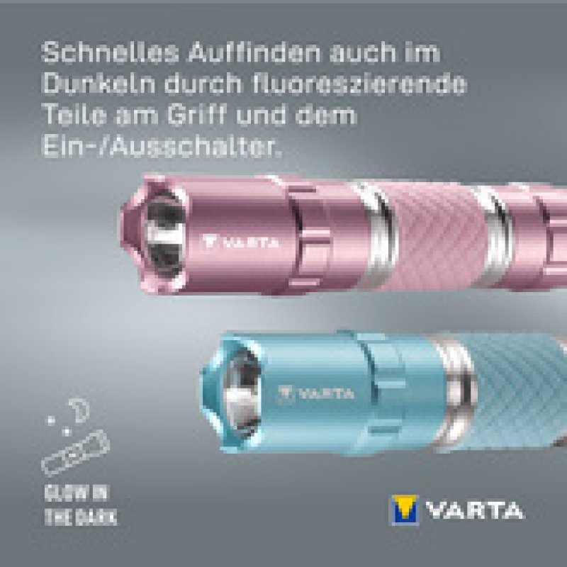 VARTA Lampe de poche "LED Lipstick Light", avec 1 x pile AA