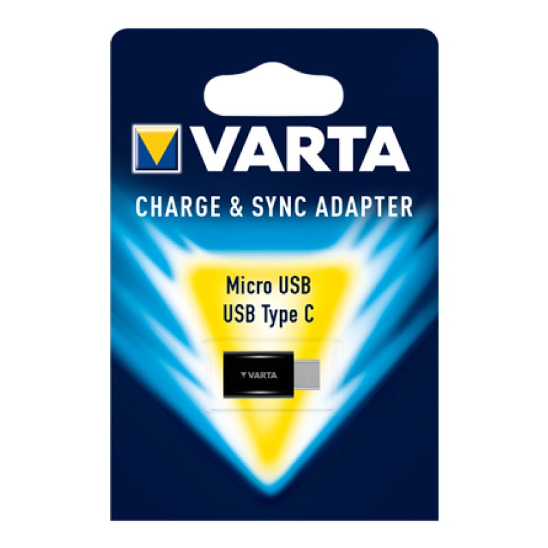 VARTA Adaptateur - micro-USB vers USB 3.1 type C