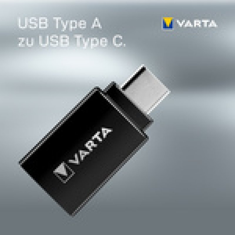 VARTA Adaptateur USB 3.0 - USB 3.1 type C