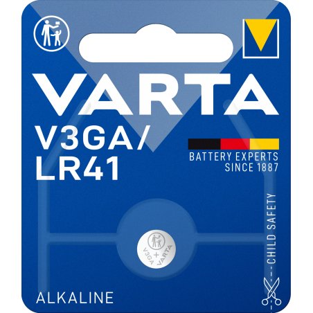 Varta 24261 101 401 pile domestique Batterie à usage unique LR41 Alcaline
