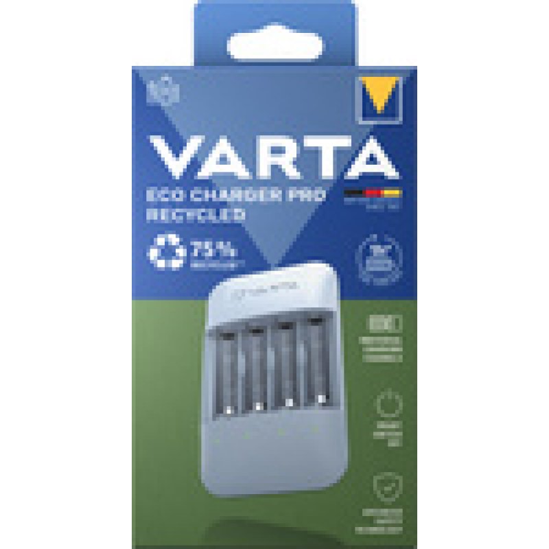 VARTA Chargeur ECO Charger Pro Recycled, non équipé