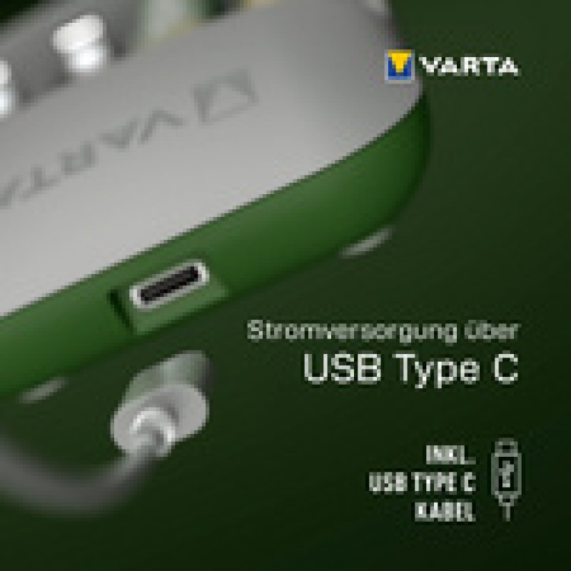 VARTA Chargeur ECO Charger Pro Recycled, avec 4x Micro AAA