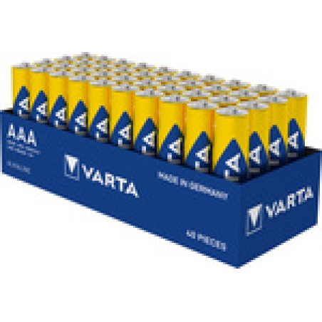 VARTA Pile alcaline Longlife Power carton, de type AAA