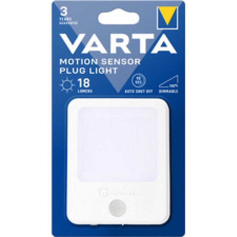 VARTA Lumière d'orientation "Motion Sensor Plug Light" blanc