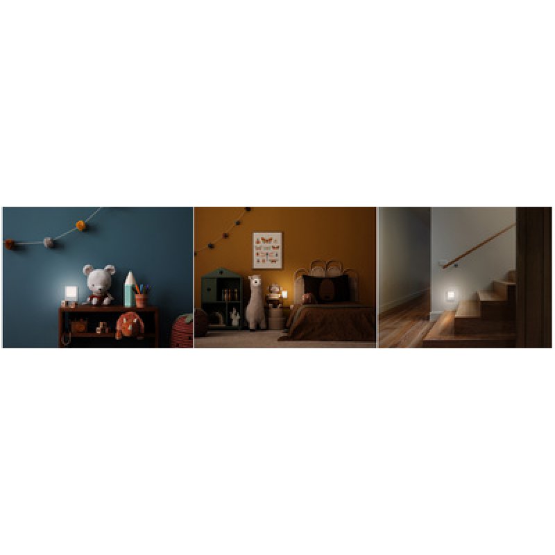 VARTA Lumière d'orientation "Motion Sensor Plug Light" blanc