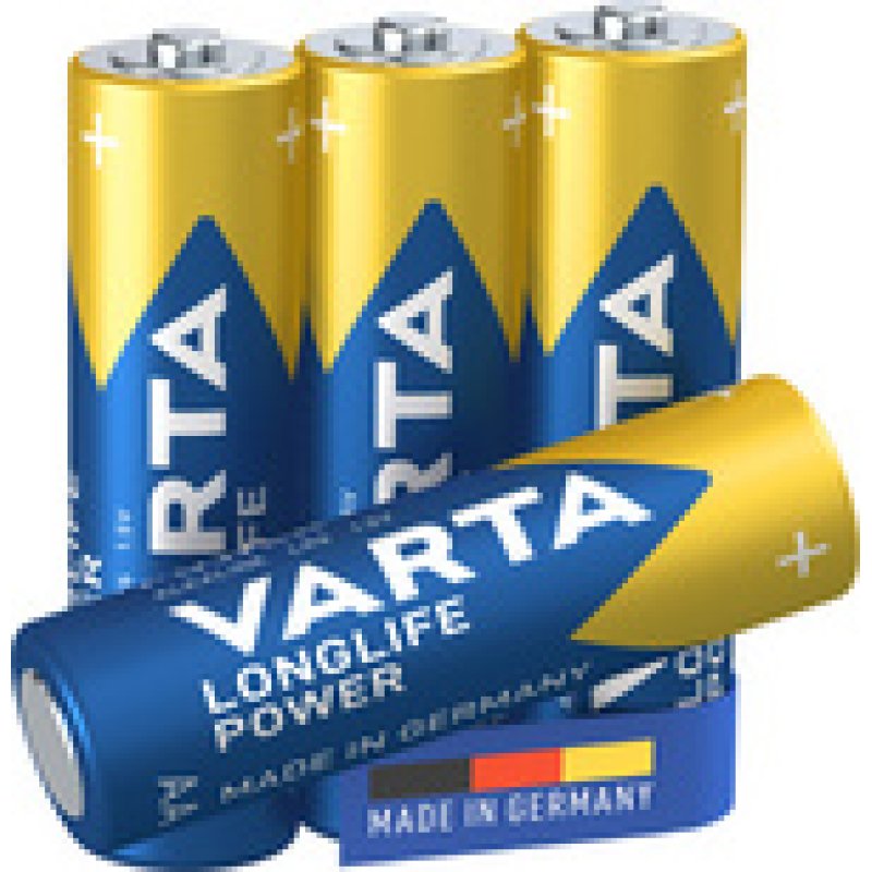 VARTA Pile alcaline "LONGLIFE POWER", Mignon AA, pack de 12