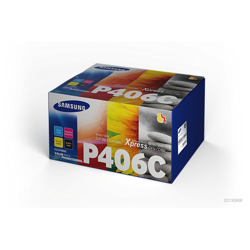 Samsung CLT-P406C toner cartridge 4 pc(s) Original Black, Blue, Magenta, Yellow