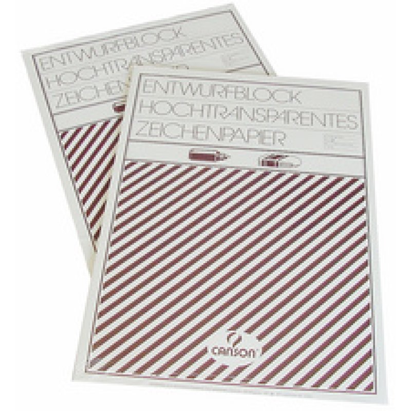 CANSON Bloc de calque, A4, transparent, 110/115 g/m2