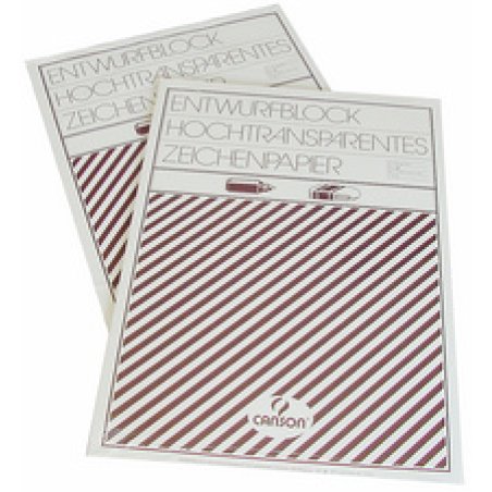 CANSON Bloc de calque, A3, transparent, 110/115 g/m2