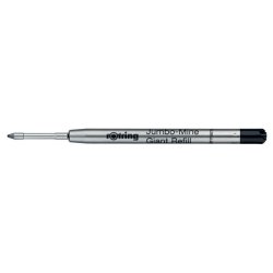 rotring Recharge Jumbo pour stylo bille, M, noir