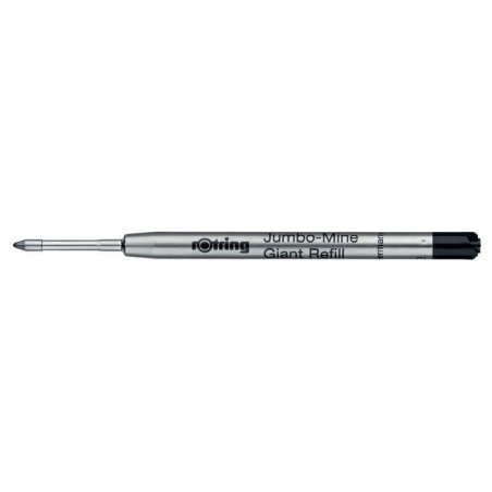 rotring Recharge Jumbo pour stylo bille, M, noir