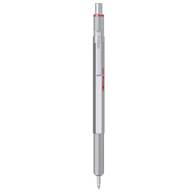 rotring Stylo à bille rétractable 600, argent