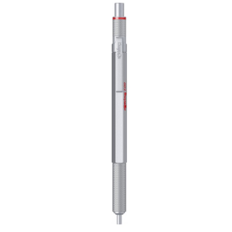 rotring Stylo à bille rétractable 600, argent