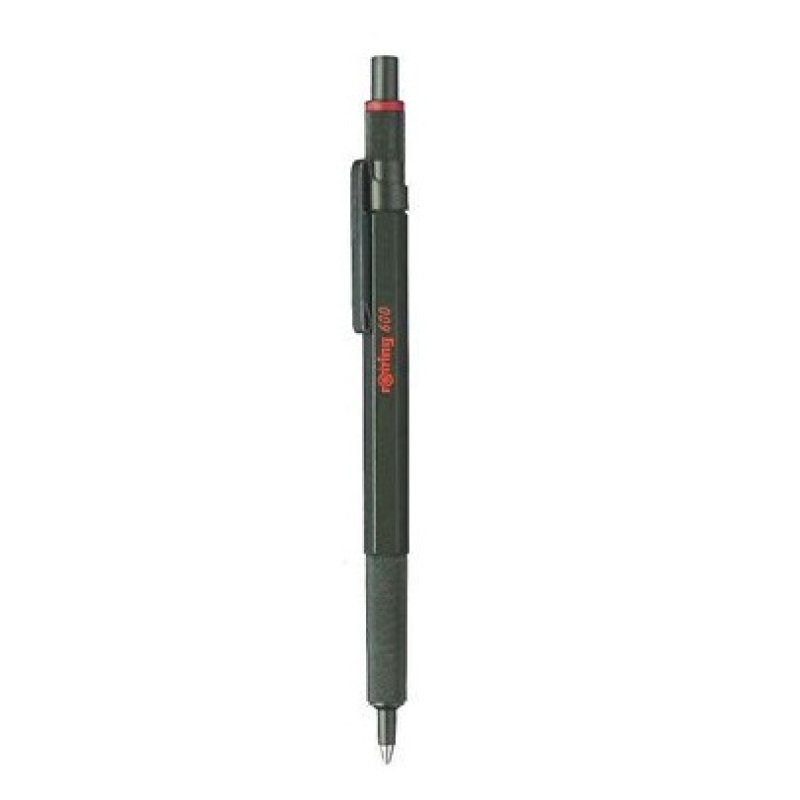 rotring Stylo à bille rétractable 600, vert métallique